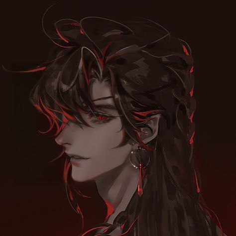 Tgcf/Heaven official's blessing icon Kiss Morning, Underwater Kiss, Hua Cheng, Kiss, Tumblr, Red, Hair, Anime