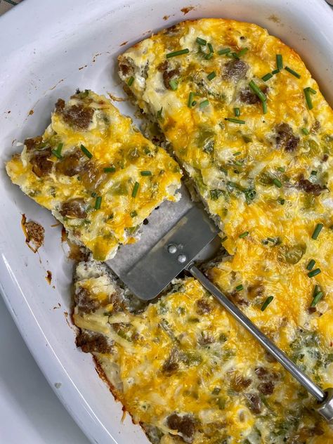 Turkey Sausage Breakfast Casserole - My Protein Pantry Turkey Sausage Breakfast Casserole, Turkey Sausage Breakfast, Sausage Egg Bake, Turkey Sausage Recipes, Breakfast Egg Bake, Sausage Casserole Recipes, Sausage Breakfast Casserole, Spinach Breakfast, Turkey Breakfast Sausage