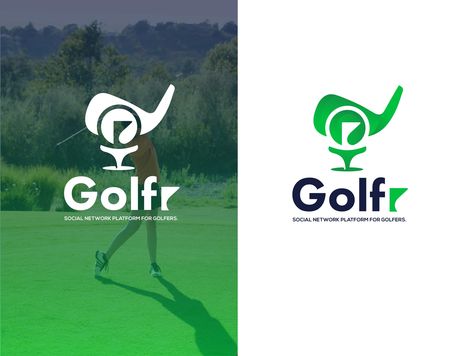 Golf Logo Inspiration, Golf Logo Design, Logomark Design, Logo Design App, Golf Logo, Golf Design, Golf Brands, App Logo, Design App