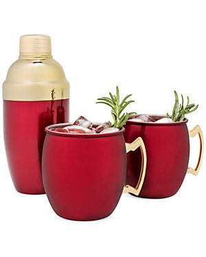 Rue La La — Color Crush: Pink & Red Home Looks You’ll Love Strainer Crafts, Holiday Mules, Valentines Day Flowers, Spiked Hot Chocolate, Red Mules, Mule Mugs, Holiday Beverages, Mule Cocktail, Copper Moscow Mule Mugs