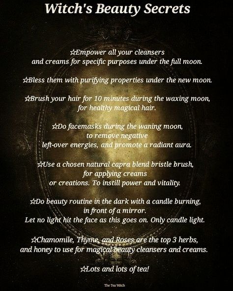 Witch Beauty Tips, Beauty Witch Tips, Witch Beauty, Beauty Spell, Witchcraft Spells For Beginners, Beauty Spells, Spells For Beginners, Magia Das Ervas, Magic Spell Book