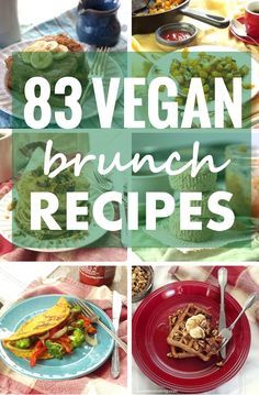 Vegan Brunch Recipes, Vegetarian Brunch, Healthy Vegan Breakfast, Vegan Brunch, Vegetarian Breakfast Recipes, Healthy Vegan Snacks, Brunch Menu, Best Vegan Recipes, Vegetarian Breakfast