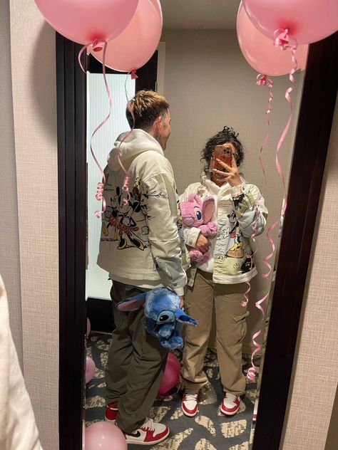 Disney Matching Couple Outfits, Disneyland Couple Outfits Halloween, Disney Couple Outfits Winter, Disney World Outfits Couples, Disney Couples Outfits Ideas, Disney Sweethearts Night Couples Outfit, Matching Disneyland Outfits, Couple Outfits For Disneyland, Sweetheart Night Disneyland