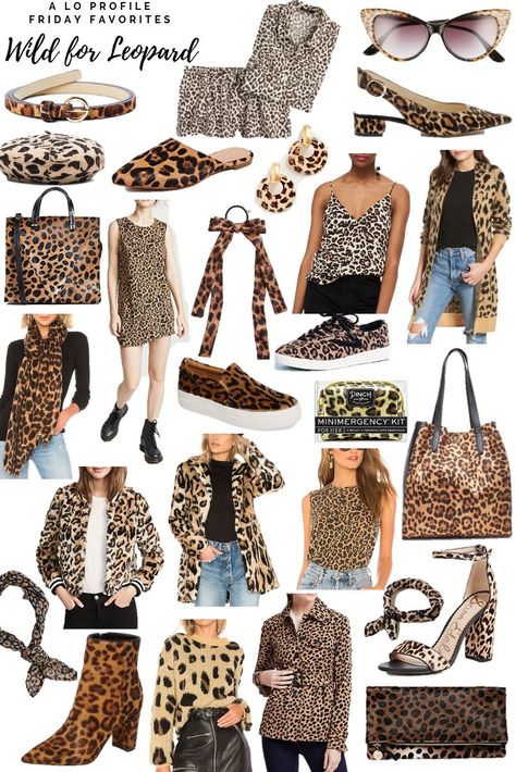 Wild for Leopard - Animal Print Accessories, Lepord Print Outfit Ideas, Cheetah Outfit Ideas, Animal Print Shoes Outfit, Leopard Outfit Ideas, Animal Print Clothes, Leopard Print Shoes Outfit, Leopard Clothes, Outfit Animal Print