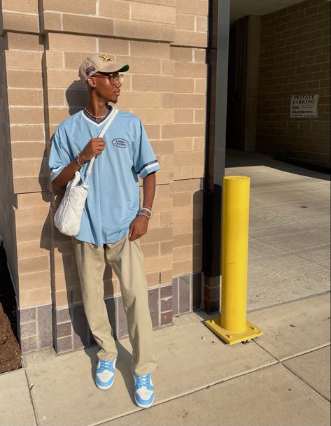 Men Outfits University, Blue Chill Dunks Outfit, Unc Blue Dunks Outfit Men, Nike Dunk University Blue Outfit, Laser Blue Dunks Outfit, Blue Nike Dunks Outfit Men, Glacier Blue Dunks Outfit, University Blue Dunks Outfit Men, Unc Dunk Low Outfit Men