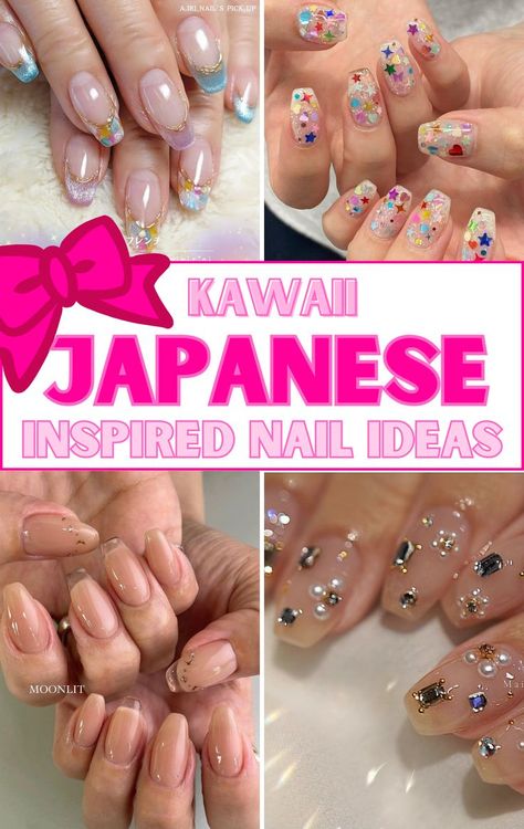 kawaii nails japanese nail art Kawaii Nails With Charms, Japanese Nail Art Kawaii, Nails With Charms, Nails Gel Nails, Japanese Nail, Pink And Mint, Japanese Nail Art, Art Kawaii, Lavender Blush