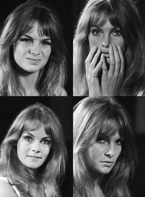 Jean Shrimpton Hair, Gamine Makeup, 60s Bangs, 60s Models, Grace Coddington, Jean Shrimpton, Jacqueline Bisset, 60s Women, Lauren Hutton