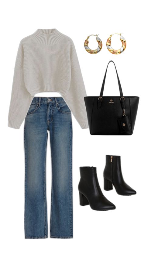 Winter Fashion Outfits Casual, Jeans Outfit, Autumn Outfit, Outfit Inspo Fall, Cozy Fashion, Winter Fashion Outfits, Fall Winter Outfits, Outfits Casuales, Modest Outfits