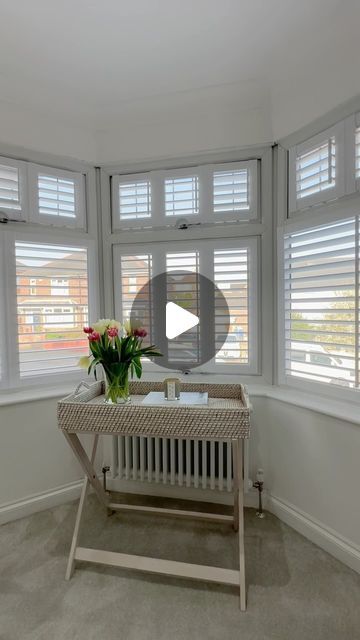 Blinds 2go | Blinds, Curtains, Cushions & Shutters on Instagram: "Installing our No Drill Shutters is easy as 1, 2, 3! - 

1️⃣ Place the brackets into your uPVC window or door
2️⃣ Click the shutters onto the brackets
3️⃣ Enjoy stylish and practical shading

@nicolehome_ is demonstrating the simple process using our PerfectFIT Cool White Shutter Blinds to create a sleek, contemporary finish to their bedroom windows 🤍

Did you hear that our Bank Holiday Sale is now on? We have an extra 15% off everything so don’t miss out on luxury shading at a lower price ✨

#blinds2go #nodrillblinds #perfectfitblinds #installation #homeinteriors #bedroomideas #diyhacks #diy #homediy #interiordecor #stylingtips #hometransformation #homesweethome #homesofinstagram" Shutters And Curtains Together, Curtains With Shutters, White Shutter Blinds, Blinds 2go, Bedroom Shutters, Light Gray Sofas, White Shutters, Door Blinds, Shutter Blinds