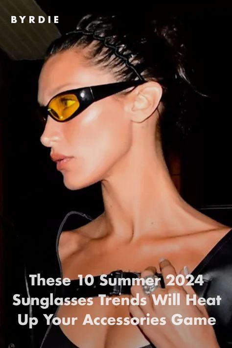 The Top 10 Summer 2024 Sunglasses Trends to Try This Season Sunglasses Trend 2024, 2024 Sunglasses, Eyewear Branding, Fun Sunglasses, Sport Glasses, Statement Sunglasses, Glasses Trends, Going Out Looks, Hair Concerns