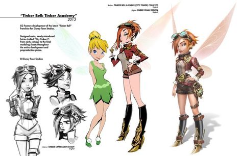 Ember the fairy. Tinkerbell Concept Art, Tinkerbell Clothes, Tinker Bell Movie, Tinkerbell Art, The Art Of Disney Fairies, Art Of Disney Fairies, Tinkerbell Characters, Disney Faries, Tinkerbell Movies