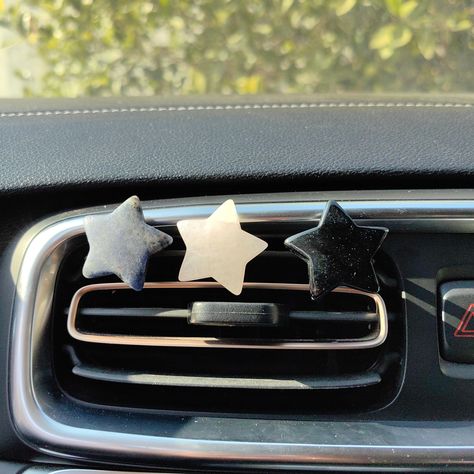 Crystal Car Vent Clips Crystal Star Moon Car outlet decoration, natural quartz car parts, car crystal, car gifts -  #Car #Clips #Crystal #Decoration #Gifts #Moon #natural #Outlet #Parts #Quartz #Star #Vent Star Wars Car Accessories, Car Vent Accessories, Emo Car Accessories, Dashboard Decorations Car, Star Car Accessories, Car Accessories Men, Cute Car Decor Ideas, Car Therapy, Interior Car Decorations