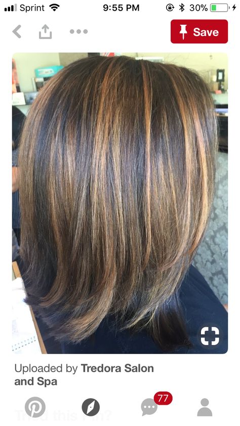 Slicing Highlights, Short Balayage, Carmel Highlights, Short Hair Highlights, Brunette Hair With Highlights, Hair Brunette, Short Brown Hair, Brown Hair With Blonde Highlights, Nice Hair