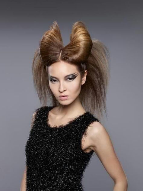 Fashion show hair High Fashion Hairstyles, Fashion Show Hair, Carnival Hairstyles, Nice Hairstyles, High Fashion Hair, Fashion Hairstyles, Extreme Hair, Hair Styles 2014, Athletic Hairstyles