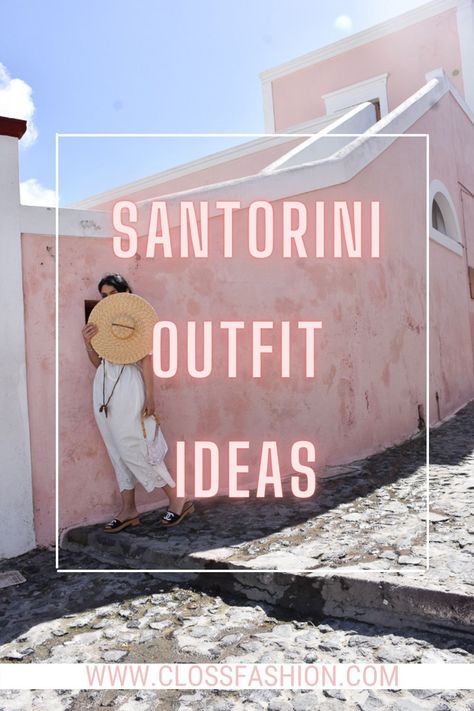 all the santorini outfit ideas for summer to see and get inspired Santorini Outfit Ideas Spring, Outfit Ideas For Santorini, Greece Summer Outfits 2024, What To Wear In Santorini Outfit Ideas, Outfits For Santorini Greece, Santorini Outfit Ideas Summer, Greece Outfit Ideas Spring, Summer In Greece Outfit, What To Wear In Greece Summer