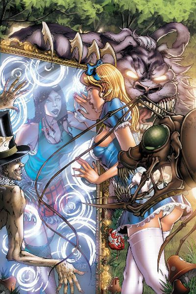 Grimm Fairy Tales Comic, Grim Fairy Tales, Shiranui Mai, American Mcgee’s Alice, Grimm Tales, Alice In Wonderland Artwork, Wonderland Artwork, Dark Visions, To Wonderland