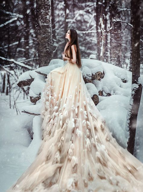 04-Dresslab (photo by Maria Lipina) Wedding Dress Winter, Queen Wedding Dress, Queen Style, Wedding Themes Winter, Winter Wonderland Wedding, Stunning Wedding Dresses, Winter Wedding Dress, Wonderland Wedding, Beauty Dress