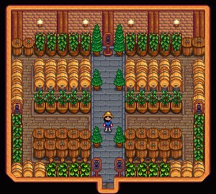 Shed Stardew Valley, Stardew Valley Coop, Stardew Storage, Stardew Farm Ideas, Stardew Design, Stardew Valley Design, Stardew Layout, Stardew Valley Farm Ideas, Farm Layouts