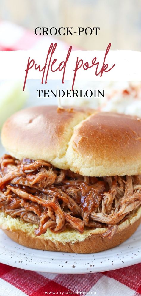 Crockpot Bbq Pulled Pork Tenderloin, Crockpot Pulled Pork Tenderloin Recipes, Crock Pulled Pork, Pork Tenderloin Recipes Pulled Pork, Bbq Pulled Pork Loin Slow Cooker, Crock Pot Bbq Pork Tenderloin, Crockpot Meals Pork Tenderloin, Pull Pork Tenderloin Crock Pot, Pulled Pork Crock Pot Recipes With Pork Loin