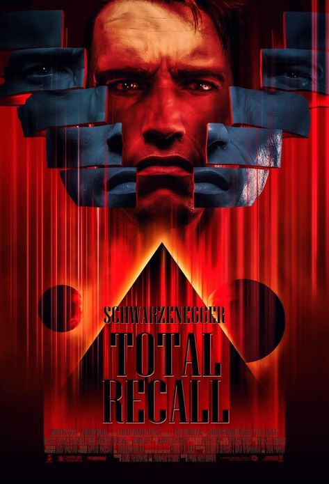 Total Recall 1990, 80s Movie Posters, Bleach Drawing, Film Posters Art, Total Recall, Cinema Art, Fiction Movies, Horror Posters, Worst Movies