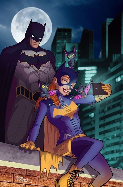 Batgirl Art, Dc Batgirl, Batman And Batgirl, Mick Schumacher, Batman Poster, Univers Dc, Barbara Gordon, Batman Artwork, Batman And Catwoman