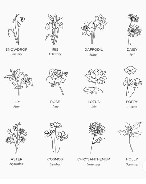 April Birth Month Tattoo, Libra Birth Flower, March Symbol, Birth Month Tattoo, April Birth Month, Month Flowers, Birth Month Flowers, Birth Flower, Tattoo Idea