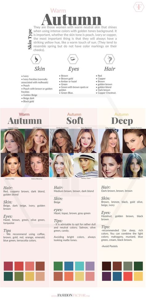 Deep Autumn Color Palette, Soft Autumn Color Palette, Autumn Skin, Yellow Skin, Color Rubio, Skin Undertones, Mode Tips, Warm Skin Tone, Deep Autumn