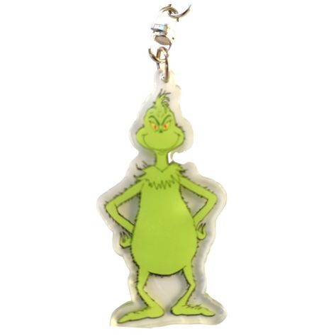 Grinch Keychain Keyring Great Christmas Stocking Stuffer Comes In Sealed Package And Gift Bag Free Great Man's Stocking Stuffer Grinch Fans Must Have Lots Of Grinch Listings See Grinch Earrings (With Spike His Dog), Or Rhinestone Earrings Grinch In Hat, Christmas Ornaments, Package Tags For Holiday Gift Wrap And More... All On Sale Hundreds Of Stocking Stuffers As Low As 5/$25, All Sorts Of Jewelry, Make Up, Lipstick, Earrings Of Every Size, Shape And Animal. Initials Letter Earrings, All Great Grinch Earrings, Make Up Lipstick, Key Holder Wallet, Stocking Stuffers For Men, Letter Earrings, Keychain Fob, Card Pouch, Tassel Keychain, Holiday Gift Wrap