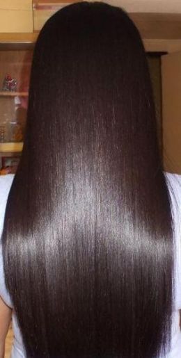 Rebonded Hair - shiny, straight, and soft Soft Shiny Hair, Coconut Hair, Hair Pack, Home Remedies For Hair, Hair Remedies, Dark Brown Hair, Strong Hair, Soft Hair, Shiny Hair