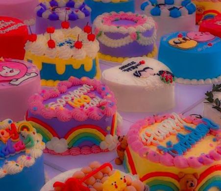 Aesthetic Food Icon, Cereal Aesthetic, Pastel Rainbow Aesthetic, Bolo Vintage, Pastel Cupcakes, Food Icon, Aesthetic Color, Food Gallery, Cute Baking