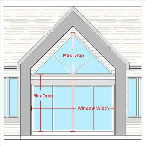 Design Curtain CHIDEA2102 Window Idea for Triangle Window - Custom Curtains Drapes Draperies Sheers Rods and Tracks Triangle Window Curtains Diy, Apex Curtains Diy, A Frame Window Treatments, Triangular Window Coverings, Loft Windows Ideas Curtains, Apex Curtains, Apex Window Curtains, Triangle Window Curtains, Apex Windows