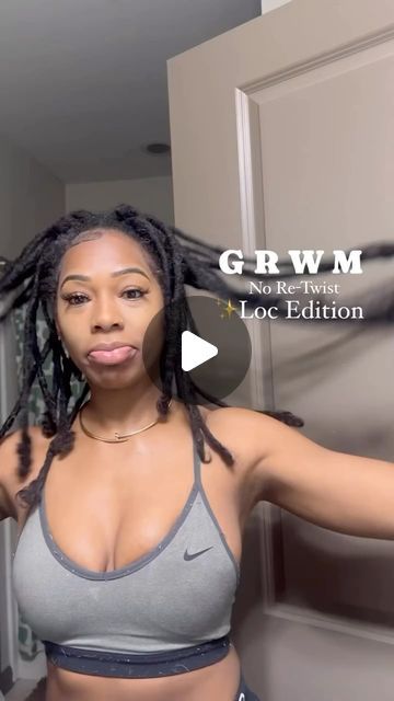 Loc Blog on Instagram: "✨ Get Ready With Me Y’all! Three months in without a re-twist and this new growth is getting REAL! 😍  🎥: @itmeans_faith (FOLLOW) She’s a #LocLady 🌹 • • Got locs or a loc business? DM NOW for features💰 • • • *I do not own the rights to the music* • Follow @loc.lady 👉🏽 Loc Blog Follow @curilocs 👉🏽 Creator • • • #loclove #locs #womenwithlocs #dreads #natural #hairgoals #contentcreator #naturalhair #loccommunity #divine #menwithlocs #locsforkids #hair #hairstylist #hairstyles #locstyles #starterlocs #dreadlocks #divine #feminine #masculine #locjourney #locgoals #dreadhead #curlylocs #kidswithlocs #blackgirls #sisterlocks #dreads" 2 Strand Styles Locs, Sew In Over Dread Locs, Loc Styles For Round Face, 2 Buns With Locs, Men Loc Styles For Wedding, How To Style My Dreadlocks, Quick Styles For Locs, Mid Locs Hairstyles, Dread Hairstyles With Weave