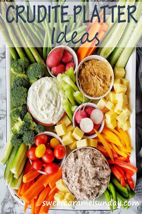 Crudite Platter Ideas, Eat Appetizers, Inexpensive Appetizers, Charcuterie Lunch, Veggie Board, Crudite Platter, Homemade Appetizer, Platter Ideas, Presentation Tips