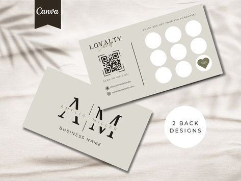 Loyalty Card | Loyalty Card Design | Salon Loyalty Card | Beauty Loyalty Card | Customer Rewards | Loyalty Card Template Canva Lash Loyalty Card, Loyalty Card Design, Nails Logo, Loyalty Card Template, Design Salon, Karten Design, When You Are Happy, Beauty Salons, Business Icon