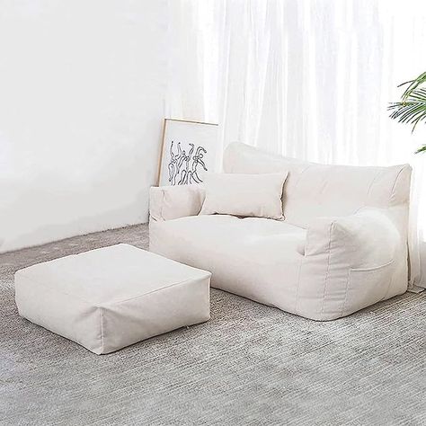 Living Room Designs Bean Bags, Affordable Bean Bag Chairs, Sofa Bean Bag, Teen Sofa, Small Couches For Bedrooms Cheap, Lazy Sofa Bedroom, Kids Room Sofa, Room Inspo Bean Bag, Beanbag Couch