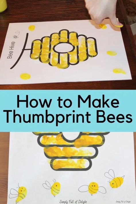 Bee Hive Activity, Bee Theme For Preschoolers, Bee Art Toddlers, Honeycomb Craft Preschool, Bee Toddler Craft, Busy Bee Classroom Theme Cute Ideas, Honeycomb Printable Free, Easy Bee Crafts For Preschoolers, Bee Thumbprint Craft