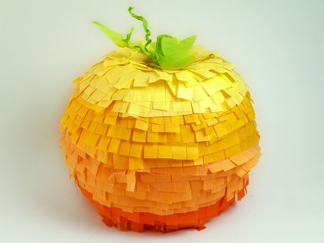 How to Make a Pumpkin Pinata Pumpkin Pinata, Friendsgiving Activities, Upcycling Crafts, 22 Birthday, Paper Mache Pumpkins, Diy Pinata, Birthday Festival, Baby First Halloween, Birthday Themes For Boys