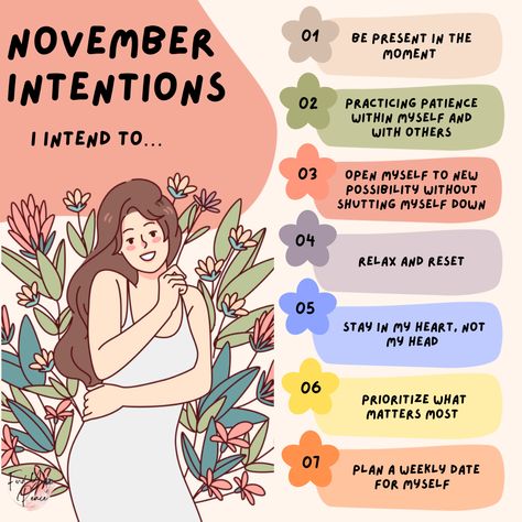 New Month Intentions, November Intentions, November Motivation, Practicing Patience, Monthly Reset, Peace Music, Find Your Peace, Peaceful Music, Present In The Moment