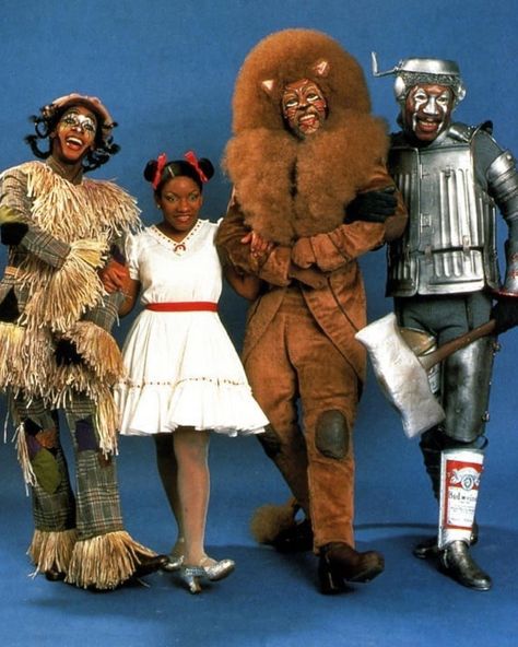 Charlie Smalls and William F. Brown’s The Wiz opened on Broadway on January 5, 1975, starring Stephanie Mills as Dorothy, Ted Ross, André DeShields and Mabel King. This version of The Wizard of Oz featured an All-Black cast and won 7 Tony Awards, including Best Musical. There were a total of 1,672 performances. The Wiz Musical, Stephanie Mills, African American Family, Family Films, Live Theater, R&b Music, Black Hollywood, Theatre Costumes, Musical Movies