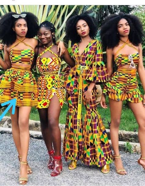 Spring Makeup Ideas, Mode Prints, Kente Dress, Style Africain, African Prom Dresses, African Print Clothing, Kente Styles, Afrikaanse Mode, African Fashion Ankara