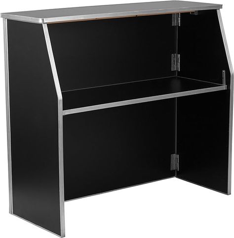 Flash Furniture 4' Folding Portable Event Bar with Top and Middle Shelves, Mobile Laminate Foldable Bar for Parties and Events, Black
Visit the Flash Furniture Store Portable Bar Table, Foldable Bar, Bar Portable, Folding Bar, Bar Mobile, Home Bar Sets, Event Decor Direct, Event Bar, Portable Bar