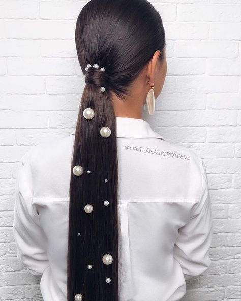 Pearl Hair Pin Wedding, Bridal Hair Pins Pearl, Top Hairstyles, Peinados Fáciles Para Cabello Corto, Pearl Hair Pins, Wedding Hair Pins, Ponytail Styles, Body Makeup, Bridal Hair Pins