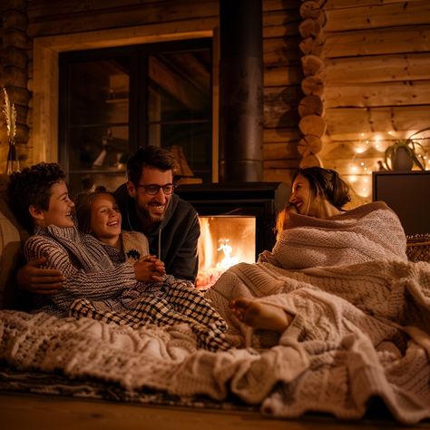 Cozy Fireplace Gathering: A family enjoys a warm, peaceful evening together wrapped in blankets by the glowing fireplace. #family #fireplace #cozy #cabin #warmth #aiart #aiphoto #stockcake ⬇️ Download and 📝 Prompt 👉 https://ayr.app/l/hqnN Fireplace Family Photos, Family Fireplace Photoshoot, Fireplace Photoshoot, Fireplace Cozy, Ocean Bathroom, Peaceful Evening, Cabin Fireplace, Rustic Log Cabin, Fireplace Lighting