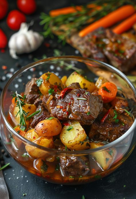 Prepare a delicious beef and potatoes dinner with this simple recipe. Perfect for any night! Meat And Potatoes Recipes, Potatoes Dinner, Salvadorian Food, Beef Round, Roast Lamb, Potatoes Recipes, Potato Dinner, High Protein Meal Prep, Beef And Potatoes