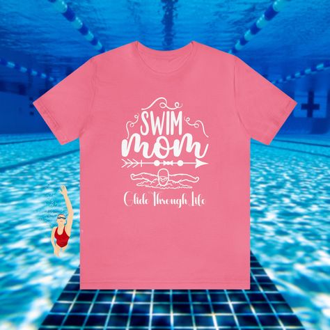 Swim Mom Shirt Ideas, Mom Shirt Ideas, Swim Mom Shirt, Swim Mom, Keep Cool, Shirt Collection, Vibrant Design, Mom Shirts, Hot Summer