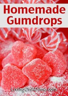 Gumdrops Recipe, Homemade Gumdrops, Gumdrop Recipe, Homemade Sugar Cookies Recipe, Jello Candy, Key Lime Fudge, Easy Candy Recipes, Homemade Sugar Cookies, Fudge Recipes Easy