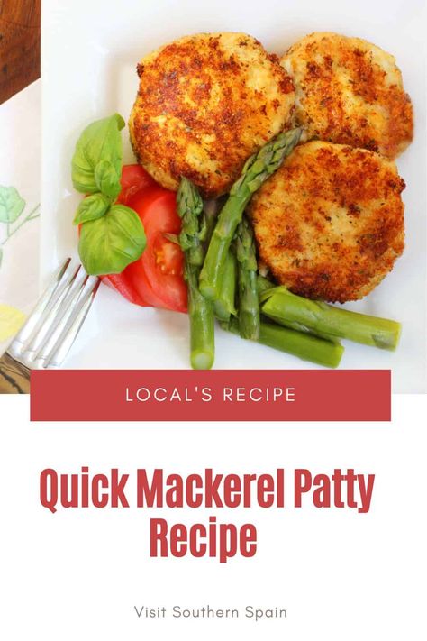 Do you want to try the best Mackerel Patty Recipe from Spain? This easy mackerel patties recipe is exactly what you need to put together a delicious lunch or dinner, that both heathy and nutritious. We are talking about the famous mackerel cakes that are so beloved by every Spaniard, and for a good reason. The fried mackerel patties are made with Spanish mackerel fish and turned into one of the best mackerel fish cakes you've ever eaten. #mackerelpattyrecipe #mackerelcakes #... Fried Mackerel Patties, Recipes For Mackerel Fish, Mackerel Fish Cakes, Spanish Mackerel Fish Recipes, Canned Mackerel Fish Recipes, Jack Mackerel Patties Recipe, King Mackerel Recipes, Mackerel Fish Recipes, Canned Mackerel Recipes