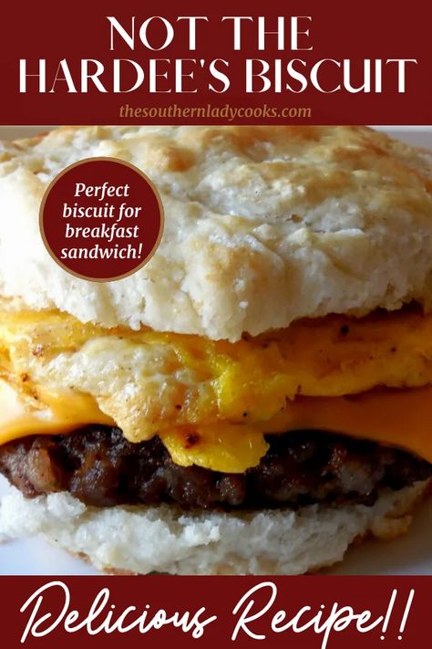 Copycat Hardees Biscuits, Hardees Biscuit Recipe, Recipes Biscuits, Homemade Biscuits Recipe, The Southern Lady Cooks, Savory Sides, Southern Lady Cooks, Southern Biscuits, Low Carb Low Fat Recipes