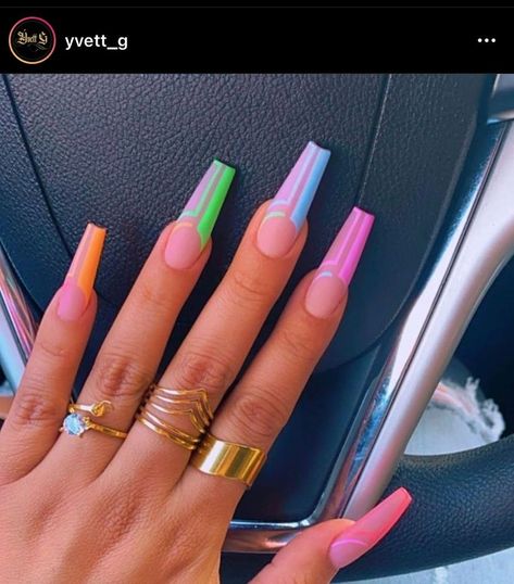 47 Bright Summer Nails and Summer Nail Ideas You'll Want to 2023 | Beach Nails Art Dope Nail Designs, Long Acrylic Nails Coffin, Acrylic Nails Coffin Pink, Acrylic Nails Coffin Short, Pink Acrylic Nails, Square Acrylic Nails, Fire Nails, Coffin Nails Designs, Funky Nails