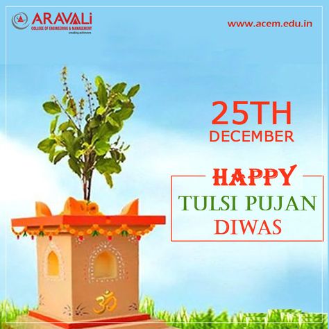 Wish you all a very Happy Tulsi Pujan Diwas. #TulsiPujanDiwas #ACEM #AcemIndia #AravaliCollege https://acem.edu.in Tulasi Pujan Diwas, Happy Tulsi Pujan Diwas, Tulsi Puja Wishes, Tulsi Diwas Wishes, Tulsi Pujan Divas, Tulsi Diwas, Happy Tulsi Pooja Wishes, Tulsi Pujan, Mobil Photography